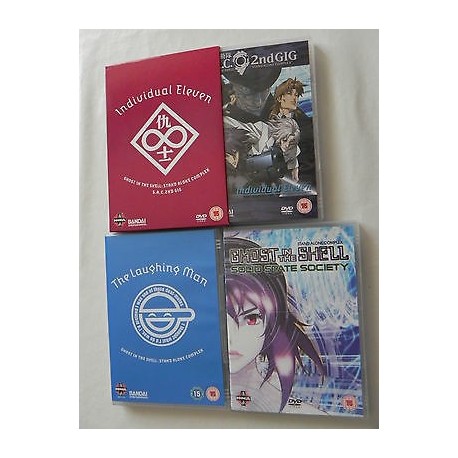 GHOST IN THE SHELL 3 DVD INDIVIDUAL ELEVEN THE LAUGHING MAN SOLID STATE SOCIETY